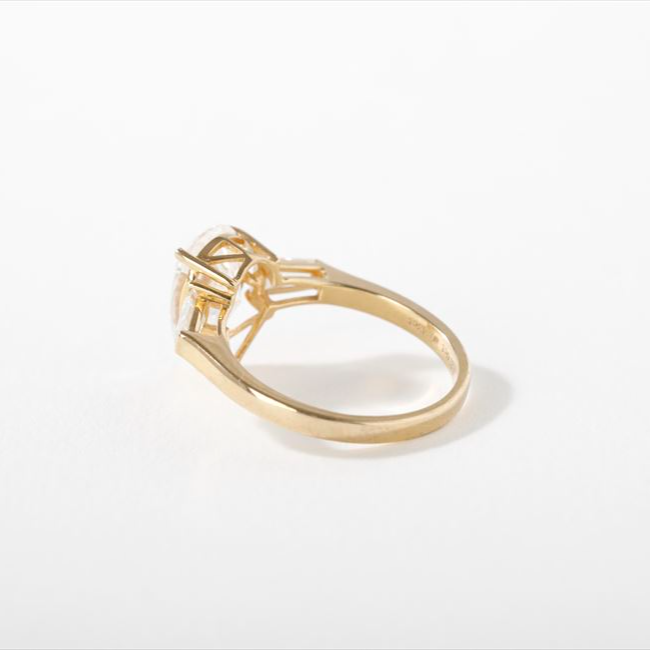 ethical pear shape ring
